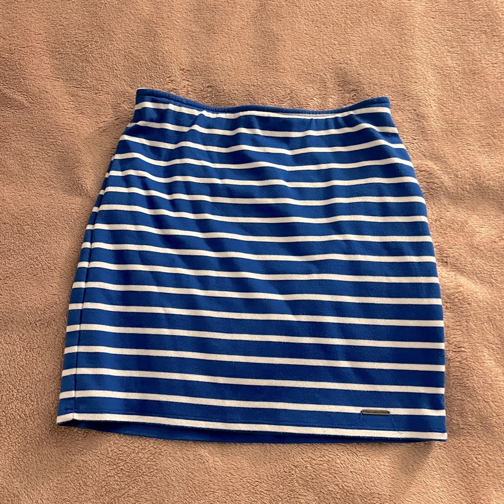 Abercrombie and Fitch striped mini skirt
